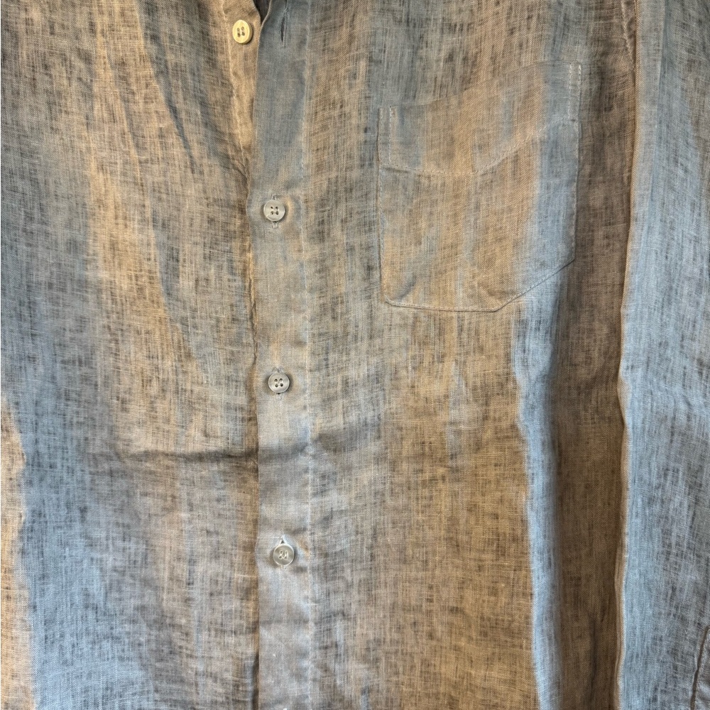 Men's Casual Gray Button Down Shirt - Picture 11 of 13